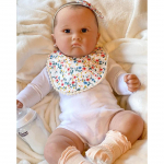 60 CM Reborn Baby Fat Didelė lėlė su 3D dažais dažyta oda kraujagyslėms, mink&scaron;tas silikoninis žaislas mergaitei Art Bebe mažylio vaiko gimtadienio dovana