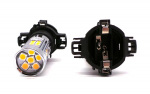 2 szt żar&oacute;wka LED PY24W 12V CANBUS mocna pomarańczowa Off-Road