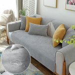 Neper&scaron;lampama antklodė Mink&scaron;tas sofos užvalkalas svetainei Vienspalvis neslystantis sofas Antklodės vaikams augintiniams Įvairių dydžių namų dekoras 70x150cm pilka
