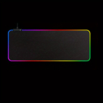1 vnt. didelis RGB žaidimų pelės kilimėlis - 14 &scaron;viesos režimų jutiklinis valdymas, prailgintas mink&scaron;tas kompiuterio klaviatūros kilimėlis, neslystantis guminis pagrindas 1pc 800*300mm/31.5*11.8in
