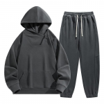 Vyri&scaron;kas naujas rudens ir žiemos džemperis, laisvalaikio kostiumas su kardiganu, vienspalvis madinga sportinė pora