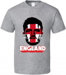 Harry Maguire Anglijos vėliava Big Head Puikus pasaulio taurės gerbėjų unisex mar&scaron;kinėliai S