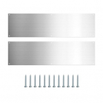 1 nerūdijančio plieno durų atmu&scaron;imo plok&scaron;tės rinkinys, skirtas apsaugoti durų apačią Dekoratyvinė durų stumdomoji plok&scaron;tė Atsparios įbrėžimams ir dilimui metalinės durys