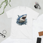 SHARK FISHING JAWS unisex mar&scaron;kinėliai trumpomis rankovėmis S