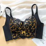 Moteri&scaron;kos liemenėlės Push Up Sexy Lace Brassiere Belaidės liemenėlės Mink&scaron;tos Patogios Moteri&scaron;kos Bralette Sexy apatinis trikotažas BC Cup 32A juoda