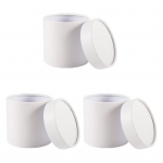 3 vnt gėlių pakavimo dėžutės rinkinys Apvali gėlių dėžutė Eleganti&scaron;ka &bdquo;pasidaryk pats&ldquo; dėžutė, skirta Valentino dienos vestuvių dekoravimui raudona