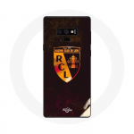 Coque Samsung Galaxy Note 9 rcl lens orange fond noir