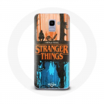 Coque pour Samsung Galaxy A8 2018 Stranger Things Couverture des amis