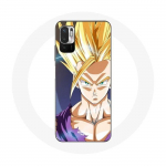 Coque pour Xiaomi Redmi Note 10T 5G Manga Dragon Ball Sangoku Jaune