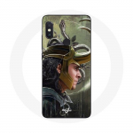 Coque pour Xiaomi Redmi Note 5 AI Dual Camera Loki Thor Ragnarok avec Casque Fanart Saison 1