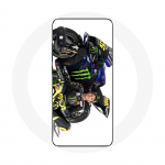 Coque pour Xiaomi Redmi Note 5 AI Dual Camera Valentino Rossi Pilote de vitesse fond blanc