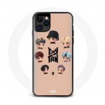 Coque pour Iphone 13 Pro BTS TinyTAN Animation Affiche RM Jin Suga J-Hope Jimin V Et Jungkook