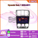 10 colių Android Carplay, skirtas Hyundai Getz 1 2002-2011 automobilių radijas Multimedijos vaizdo grotuvas GPS navigacija WIFI 2+32GB 2+32GB