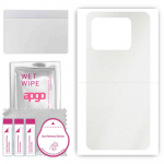apgo Protective Skin Sticker for the back compatible with Vivo iQOO Neo8, Wrap Film, Foil, Vinyl - Pattern Matte Transparent
