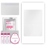 apgo Ultra Clear Protective Skin Sticker for the back compatible with Apple iPad 10.2 (2020), Wrap Film, Hydrogel Film, Flexible, Soft TPU with positi