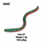 Kingdom Žūklės masalai 96mm 120mm 1.8g 2.8g mink&scaron;tas masalas skęstantis PVC mink&scaron;tas masalas žvejybos reikmenys 15vnt Swimbaits dirbtiniai masalai Vobleriai Mink&scaron;tas kirmėlė