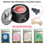 200CC Wax Heater &scaron;ildomas plaukų &scaron;alinimo aparatas rankoms pėdoms kūno SPA epiliatorius parafino va&scaron;ko indelis + va&scaron;ko pupelės + medienos lazdelės