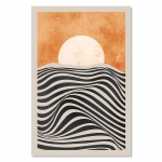 Abstrakti Bauhaus parodos geometriniai plakatai ir spaudiniai Minimalistinio meno drobės paveikslas, skirtas gyvenamojo kambario freskoms namų dekoravimui 21x30cm No Framed