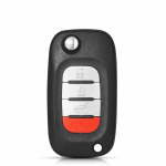3/4 mygtukų nuotolinis automobilio rakto korpuso dangtelio dangtelis, skirtas Mercedes Benz Smart Fortwo 453 Forfour 2015 2016 2017 sulankstomas raktas 3 Buttons