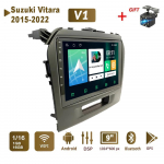 &bdquo;Android&ldquo; automobilio radijo stereo sistema, skirta &bdquo;Suzuki Vitara 2015&ndash;2022&ldquo;, GPS navigacija, 2DIN, 4 branduolių multimedijos grotuvas, &bdquo;Carplay Autoradio 2&ldquo; ir 32 GB atminties kortelė. 1+16GB