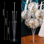1/2 set Latex Balloon Holder Balloons Stand Column Metallic Balloons Baby Shower Kids Birthday Party Wedding Decoration Supplies as photo