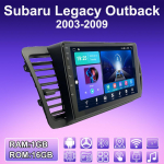 2 DIN &bdquo;Android Carplay&ldquo; automobilio radijas, skirtas &bdquo;Subaru Legacy Outback 2003-2009&ldquo; daugialypės terpės grotuvo galvos blokas Stereo GPS navigacija BT WIFI 2+32GB 1+16GB