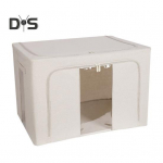 Drabužių laikymo dėžės su metaliniu rėmu, sukraunamos laikymo dėžės, užsegamos užtrauktuku, spintos organizavimas, sulankstomos drabužių laikymo dėžės su dangčiais M