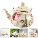 Emalis Keraminė Rankena Puodas Buitinis Vandens Ąsotis Pieno Arbatos Virdulys Sustorintas Arbatinukas Storesnis Virdulys