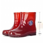 FashionMan Shoes Loafers PVC atsparus vandeniui neslystantis lietaus batai vyrams žvejybai patogūs, atsparūs dėvėjimui 2024 m. Pasiūlymas Originalus, Naujas 39