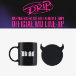 BABYMONSTER DRIP Puodelis + Padėkliuko Rinkinys
