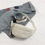 Juosmens krep&scaron;iai moterims Nailono &bdquo;Fanny Pack&ldquo; moteri&scaron;kas juosmens paketas, pečių skersinis krūtinės krep&scaron;ys rankinės &bdquo;All-Match Messenger&ldquo; diržo paketas 30x9x15cm rožinė