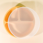 Silikoninis kūdikio siurbimo padėklas su skyreliais silicone cover