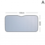 130/140cm Automobilio Priekinio Stiklo Sulankstomas &Scaron;e&scaron;ėlis Skydelis Uždangalas Blokas Reflektorius UV Ekrano Apsauga Kvėpuojantis Ne&scaron;iojamas Anti J3w3