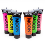 Moon Glow - UV Blizgučių Gelis Veidui ir Kūnui (Juodas &Scaron;viesos Reakcijos) - 0,42oz Rinkinys i&scaron; 6 -, Moon Glow - UV Blizgučiai (Juodas &Scaron;viesos Reakcijos), 1 vnt., 1 vnt. Moon Glow - UV (Juodas &Scaron;viesos Reakcijos) black