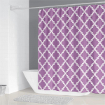 200 x 180 cm vonios kambariui skirta vandeniui atspari du&scaron;o užuolaida, paprastų geometrinių ra&scaron;tų spausdinimas, poliesterio namų dekoravimo užuolaida su 12 kabliukų W200xH180cm