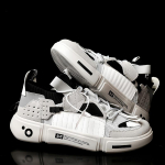 Poros stiliaus retro podiumo stiliaus sportbačiai madingi batai kasdieniai plok&scaron;čiapadžiai sportbačiai suvarstomi vasariniai patogūs ir kvėpuojantys batai EU37 pilka