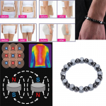 Magnetinio hematito juodi karoliukai, i&scaron;tempti, sveikatos priežiūra, apyrankės, vyri&scaron;kos apyrankės, papuo&scaron;alai