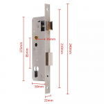 Nerūdijančio plieno aliuminio durų užraktas universalus rėmas, apsauginis užraktas, i&scaron;orinis durų užraktas Pagrindinis puslapis Single 85*35