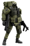 Tsuya Hexa Gear Early Governor Jungle War Specifikacijos Auk&scaron;tis 76 mm Plastikinis modelis HG041R Vol.1 Apytiksl.. 1/24 žalia