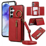 Krep&scaron;ys per petį kortelių dėklas piniginė Samsung Galaxy S25 Ultra S24 S23 FE S22 S21 Plus A06 A26 A16 A36 A56 A55 A35 odinis dėklas Galaxy A34 5G