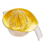 Citrusinių vaisių citrinų sulčiaspaudė Rankinė rankinė sulčiaspaudė su matavimo puodeliu ir tarka Vietą taupantis virtuvės įrankis balta