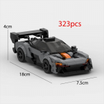 2024 m. &bdquo;Hot MOC Speed ​​City Car Champion Racer&ldquo; klasikinio superautomobilio konstrukciniai blokeliai, plytų lenktynių supertechnikos kūrybinis garažo &bdquo;pasidaryk pats&ldquo; rinkinys