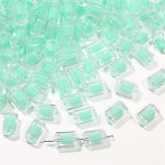 Rankų darbo apyrankės karoliukai, akriliniai skaidrūs, matiniai, spalvotai padengti stulpelio korpusu, blizgūs karoliukai karoliukuose, &bdquo;pasidaryk pats&ldquo; rankų darbo apyrankės, karoliai, palaidi karoliukai about 50 pieces