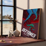 Deftones vokalisto plakatas Namų apstatymas dekoravimas Auk&scaron;tos klasės Kraft popieriaus plakatas Sienų tapyba Studija Namų svetainės dekoravimas 50cm&times;80cm NoFrame
