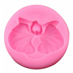 Orchidėjų žiedų silikono formavimo formos Fondant mold Diy tortų dekoravimo &scaron;okolado formelės rožinė