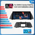 Ossuret Android automobilio multimedijos grotuvas BMW F10 F11 520i 525i 528i CIC NBT 2011 - 2017 Automobilio radijas Multimedia grotuvas GPS grotuvas 1920*720 I&scaron;manusis ekranas RDS 6W 6G 64G