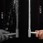 Tualeto pur&scaron;kimo pistoletas Nerūdijančio plieno rankinis bidė mai&scaron;ytuvas voniai Rankinis pur&scaron;kiklis Du&scaron;o galvutė Savaime i&scaron;sivalantis Vonios įranga