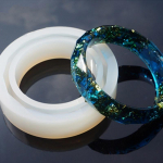 1vnt &bdquo;pasidaryk pats&ldquo; kristalinės epoksidinės formos sausų gėlių kristalų apyrankės formos prizminės apyrankės priedai thin-56mm inner diameter