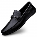 Natūralios odos vyri&scaron;ki laisvalaikio batai Prabangūs nauji vyri&scaron;ki mokasinai Mink&scaron;ti mokasinai Kvėpuojantys slip-on plok&scaron;čiapadžiai Vyri&scaron;ki vairavimo batai Valties batai 36
