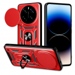 Kameros apsauginis dėklas, skirtas &bdquo;Honor Magic 7 Pro Magic7 Lite&ldquo; ir &bdquo;Magic 6 Pro 5 Lite&ldquo; telefonams, skirtas &bdquo;Honor X9C X9A Armor Hybrid&ldquo; metaliniam žiedo laikiklio galiniam dangteliui. Honor X60 Pro raudona